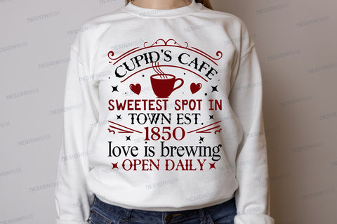 Cupids cafe sweetest Svg Design SVG Regulrcrative 