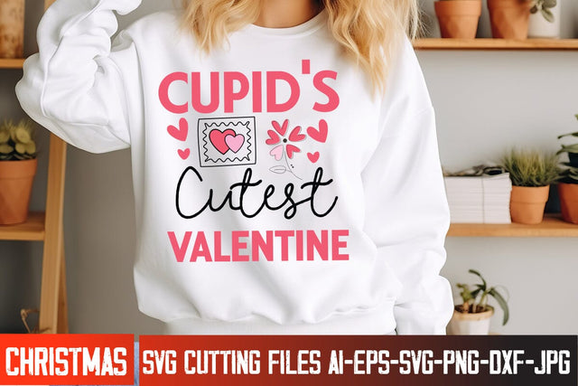 Cupid’s Cutest Valentine Valentine's Day SVG Cut File,Happy Valentine's Day SVG ,Valentine SVG SVG BlackCatsMedia 