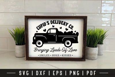 Cupid's Delivery Co, Farmhouse Valentine SVG SVG CraftLabSVG 