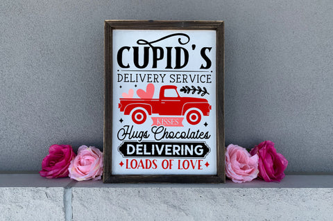Cupids delivery service kisses hug SVG design SVG Regulrcrative 