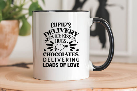 Cupids delivery service kisses hugs chocolates delivering loads of love SVG Angelina750 