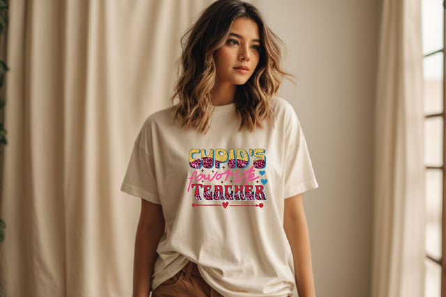 Cupid's Favorite Teacher Sublimation SVGArt 