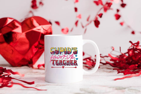 Cupid's Favorite Teacher Sublimation SVGArt 