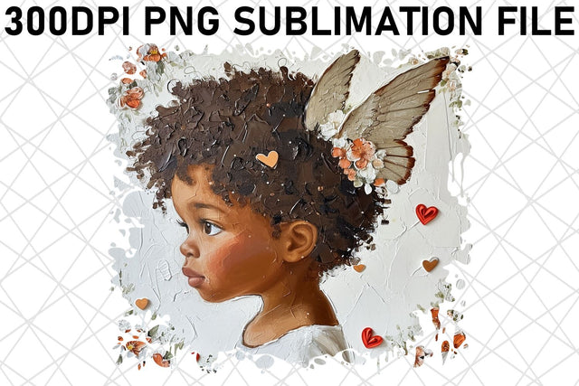 Cupid's Love Reverie: Watercolor Sublimation Sublimation afrosvg 