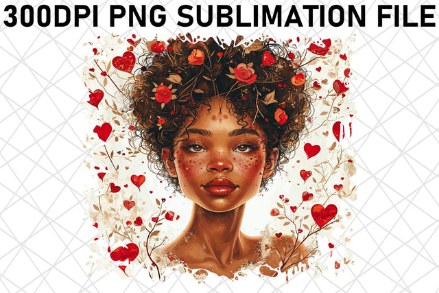 Cupid's Romantic Reverie: Watercolor Sublimation Sublimation afrosvg 