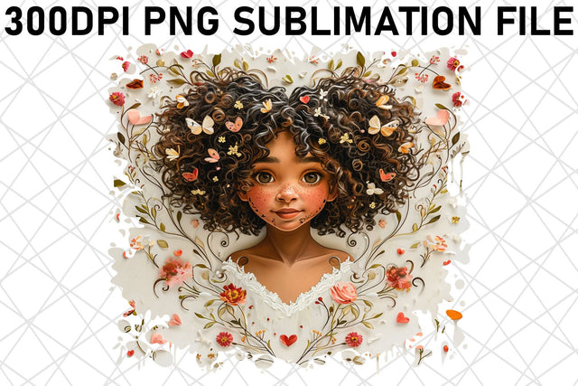 Cupid's Romantic Reverie: Watercolor Sublimation Sublimation afrosvg 