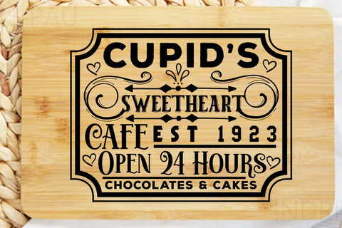 cupids sweetheart cafe est 1923 open 24 hours chocolates & cakes SVG Angelina750 