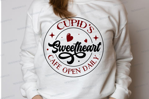 Cupids sweetheart cafe open Svg Design SVG Regulrcrative 