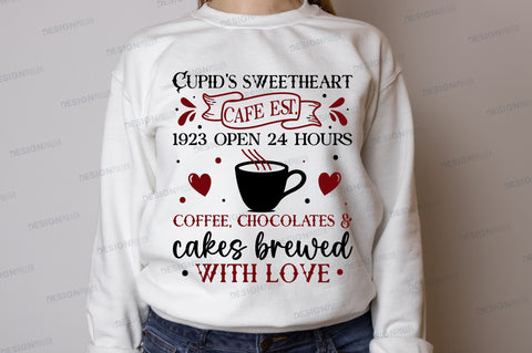 Cupids sweetheart cafe Svg Design SVG Regulrcrative 