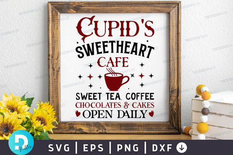 Cupids sweetheart cafe sweet Svg Design SVG Regulrcrative 