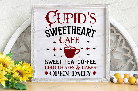 Cupids sweetheart cafe sweet Svg Design SVG Regulrcrative 