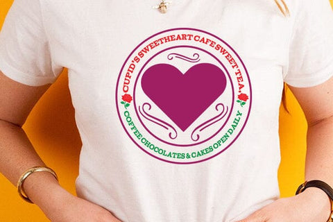 Cupids sweetheart cafe sweet tea coffee chocolates & cakes open daily SVG Angelina750 