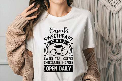 Cupids sweetheart cafe sweet tea coffee chocolates & cakes open daily SVG Angelina750 