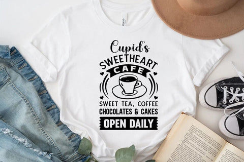 Cupids sweetheart cafe sweet tea coffee chocolates & cakes open daily SVG Angelina750 