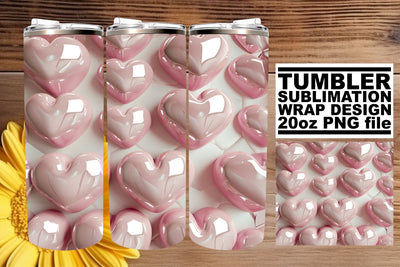 Cupid's Touch: Sublimation Tumbler Wrap - 20oz Sublimation afrosvg 