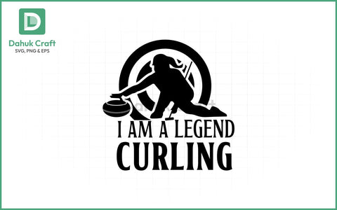 Curling Legend SVG – Bold & Proud Curling Legend SVG PNG & EPS V36 SVG dahukdesign 