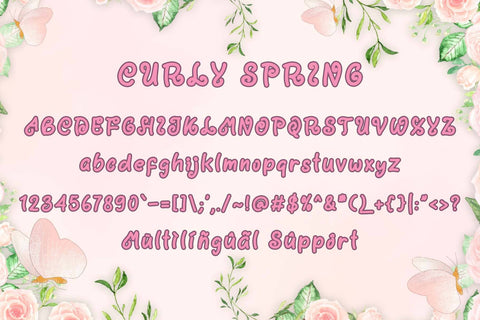 Curly Spring Font Prasetya Letter 