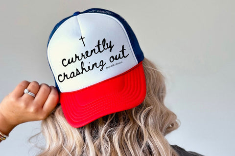 Currently Crashing Out But Still Chosen SVG, Funny Christian SVG SVG Pickled Thistle Creative 