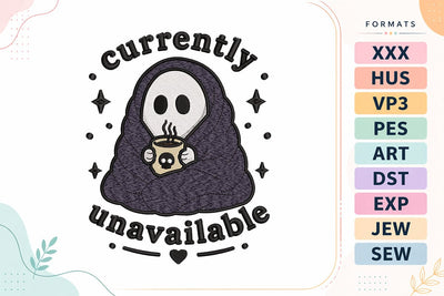 Currently Unavailable Halloween Ghost Embroidery Design Embroidery/Applique DESIGNS sg embroidery 