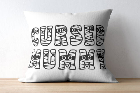 Cursed Mummy - Halloween Display Font Font AnningArts Design 