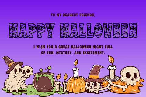 Cursed Mummy - Halloween Display Font Font AnningArts Design 