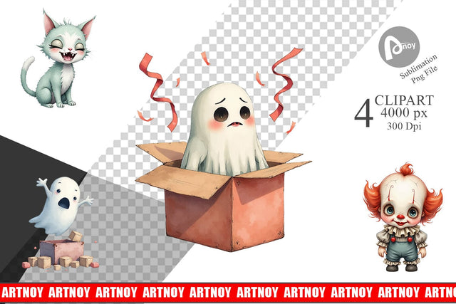 Cursed Toybox Clipart Sublimation artnoy 
