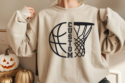 Custom Basketball Name Svg, Your Name Basketball Svg SVG DesignDestine 