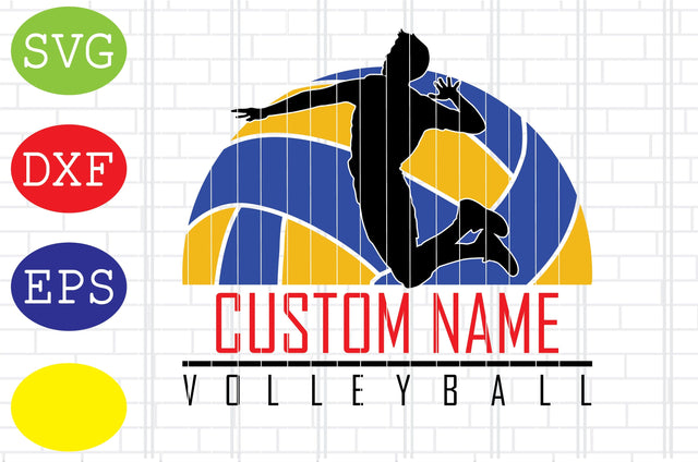 Custom Boy Volleyball Svg, Volleyball Svg, Volleyball Cut Files, Game Day Svg, Jpg, Eps, Dxf Files SVG DigitalSvgFiles 