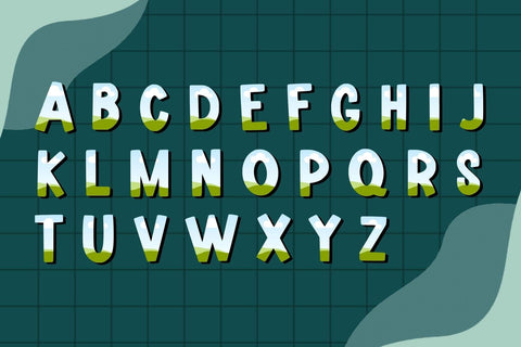 Custom Canva Alphabet Frames Fonts Sublimation Fox7 By Rattana 