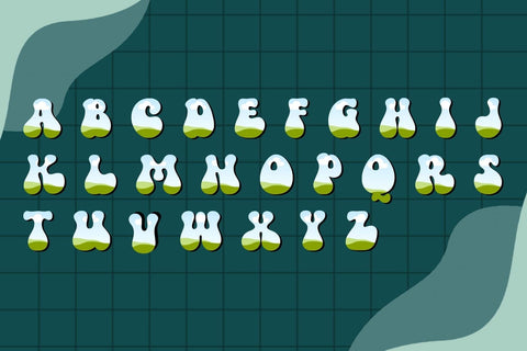 Custom Canva Alphabet Frames Fonts Sublimation Fox7 By Rattana 