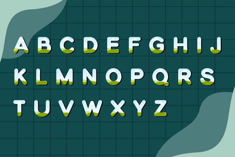 Custom Canva Alphabet Frames Fonts Sublimation Fox7 By Rattana 