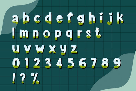 Custom Canva Alphabet Frames Fonts Sublimation Fox7 By Rattana 