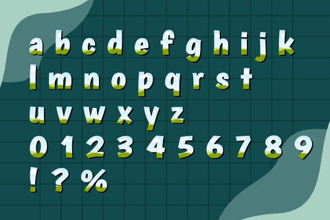 Custom Canva Alphabet Frames Fonts Sublimation Fox7 By Rattana 