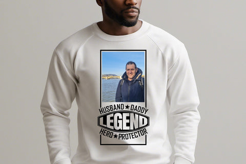 Custom Dad SVG Husband Daddy Protector Hero SVG Father's Day SVG TonisArtStudio 