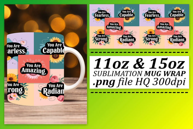 Custom designs for mug wraps, make your mark! , Quote Sublimation afrosvg 