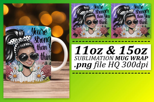 Custom designs for mug wraps, make your mark! , Woman Sublimation afrosvg 