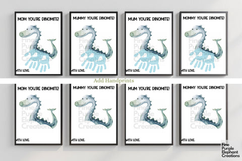Custom Dinosaur l Digital Art Print | Father Mother Day Keepsake Gift Digital Pattern Fine Purple Elephant Creations 