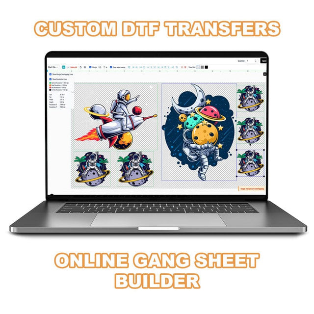 Custom DTF Gang Sheet - ONLINE BUILDER Gang Sheet Atlanta Vinyl 