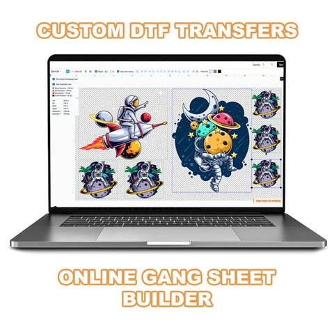 Custom DTF Gang Sheet - ONLINE BUILDER Gang Sheet Atlanta Vinyl 