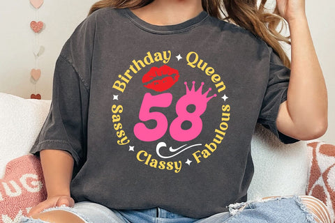 Custom fabulous svg, 58and fab svg, 58th birthday svg for women, 58th birthday svg, 58 years old svg, fifty 8 birthday svg, fabulous 58 svg SVG DesignDestine 