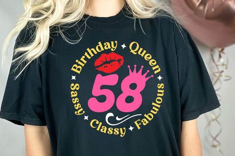 Custom fabulous svg, 58and fab svg, 58th birthday svg for women, 58th birthday svg, 58 years old svg, fifty 8 birthday svg, fabulous 58 svg SVG DesignDestine 