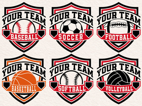 Custom Game Design Svg Bundle, Basketball Svg, Softball Svg, Football Svg, Soccer Svg, Volleyball Svg, Baseball Svg SVG DesignDestine 