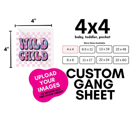 Custom Iron On / DTF Transfer Gang Sheet Builder Physical So Fontsy T-Shirt Iron-On Transfer Shop 