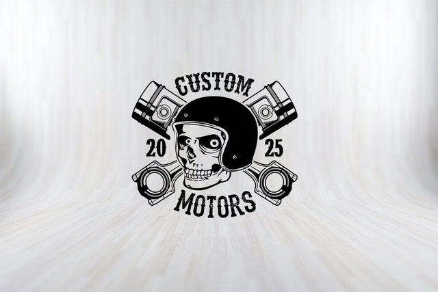 Custom Motors Motorcycle Lover Funny Motorbiker SVG PNG Craft Cut File SVG SVG Print File 