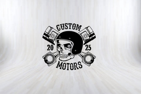 Custom Motors Motorcycle Lover Funny Motorbiker SVG PNG Craft Cut File SVG SVG Print File 