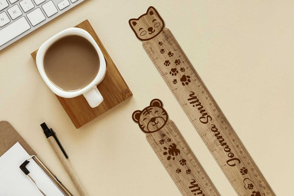 Custom Ruler with Cat - So Fontsy