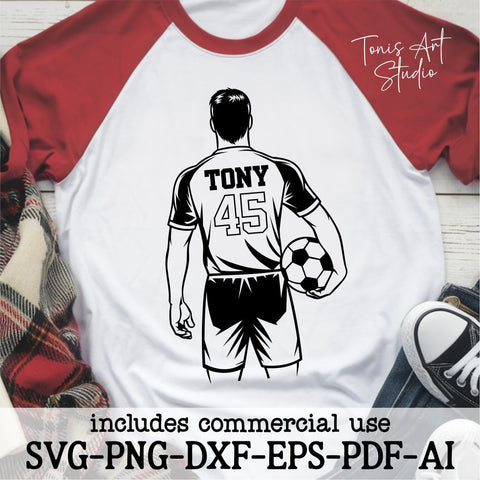 Custom Soccer SVG Bundle | Female Soccer | Male Soccer | Personalized Soccer Player Name SVG TonisArtStudio 