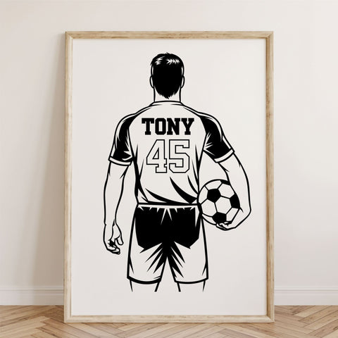 Custom Soccer SVG Bundle | Female Soccer | Male Soccer | Personalized Soccer Player Name SVG TonisArtStudio 