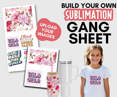 Custom Sublimation Gang Sheet Builder — Full-Color Ready-to-Press Transfers Physical Atlanta Vinyl 