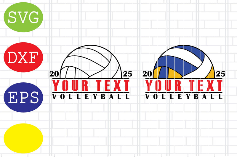 Custom Volleyball Name Svg, Volleyball Svg, Volleyball Cut Files, Game Day Svg, Jpg, Eps, Dxf Files SVG DigitalSvgFiles 